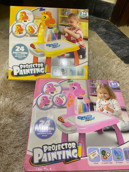 Educational Projector Drawing Table Pink