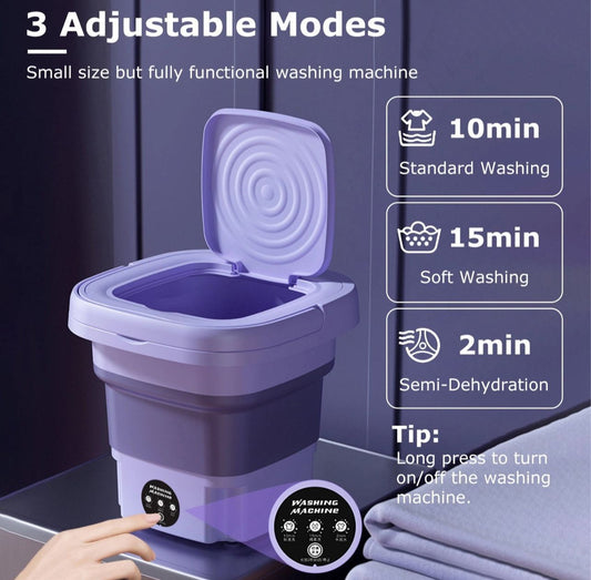 Mini Portable Washine Machine Purple