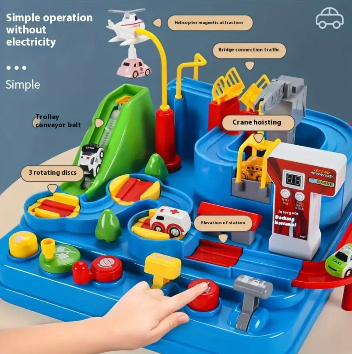Kids Adventure Car Track
