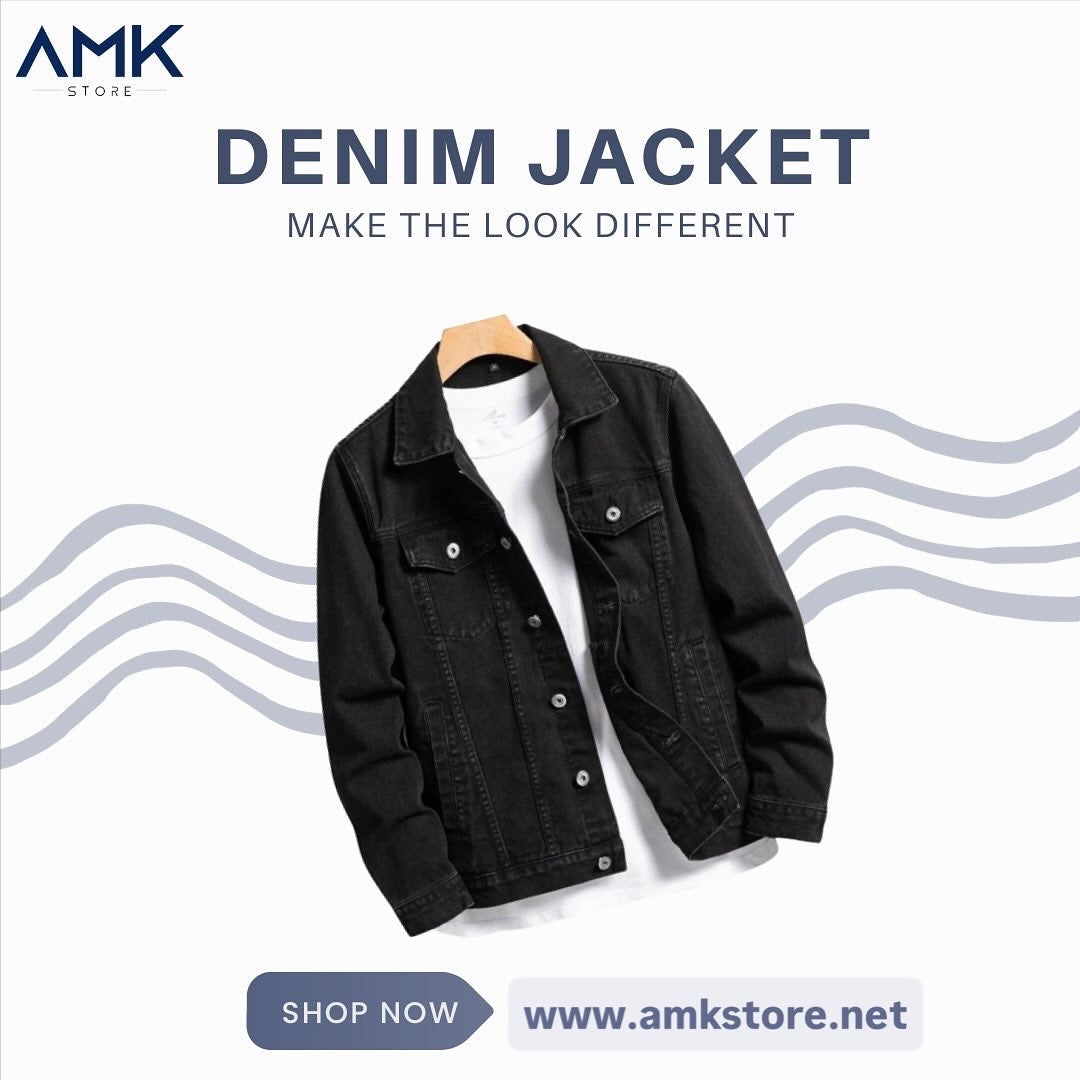Denim Jacket - Black