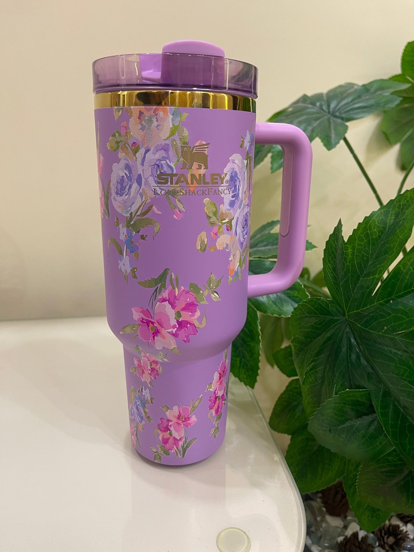 Stanley x Love Shack Fancy - Tumbler Quencher Purple 40oz