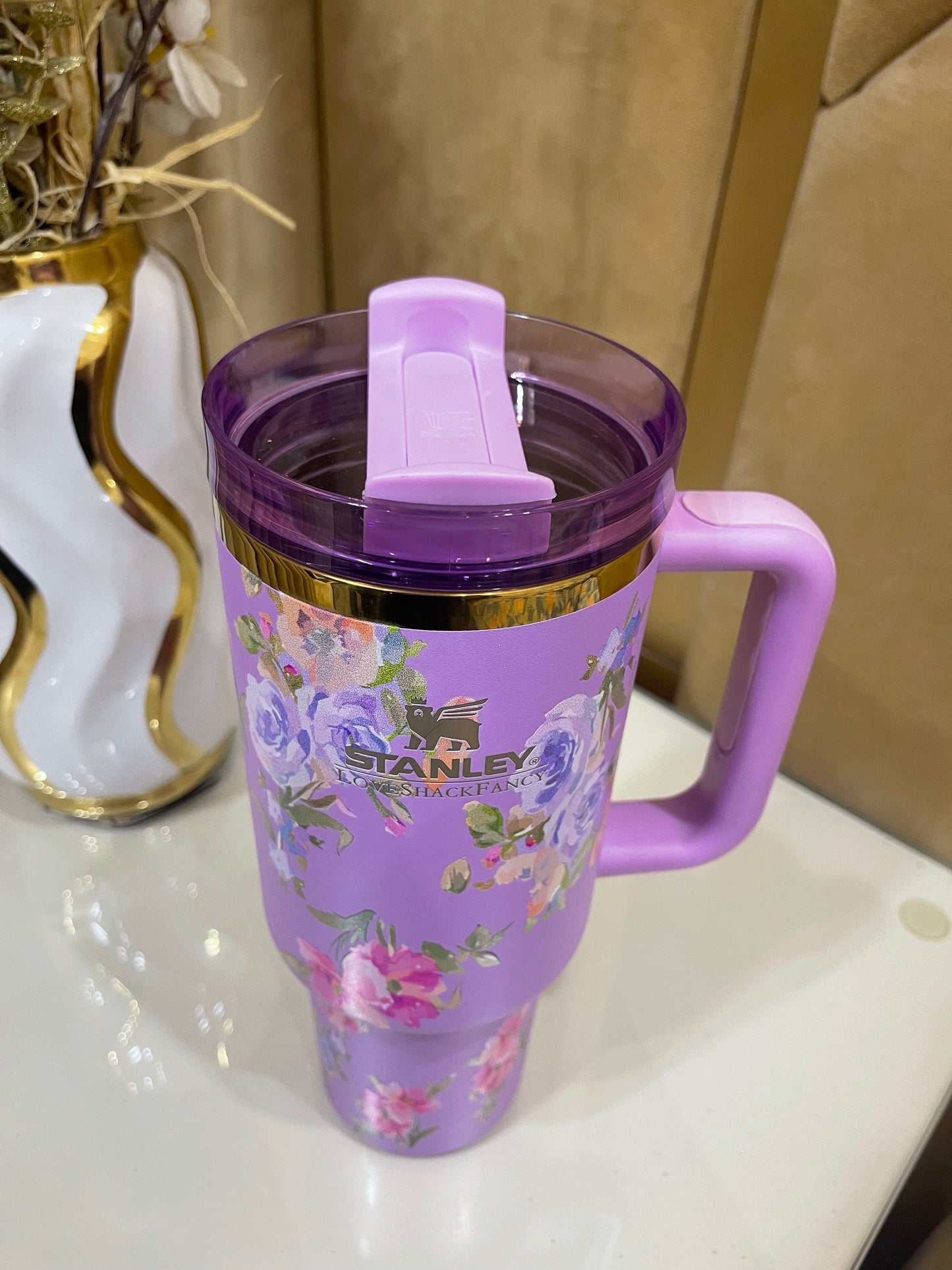 Stanley x Love Shack Fancy - Tumbler Quencher Purple 40oz