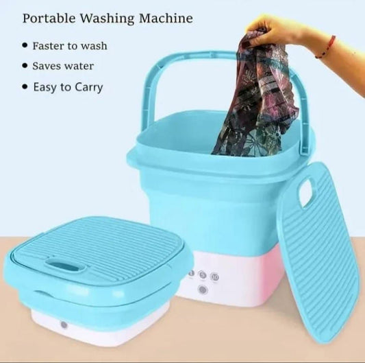 Mini Portable Washine Machine Blue