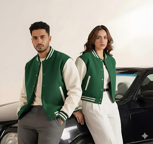 Varsity Jacket- Green