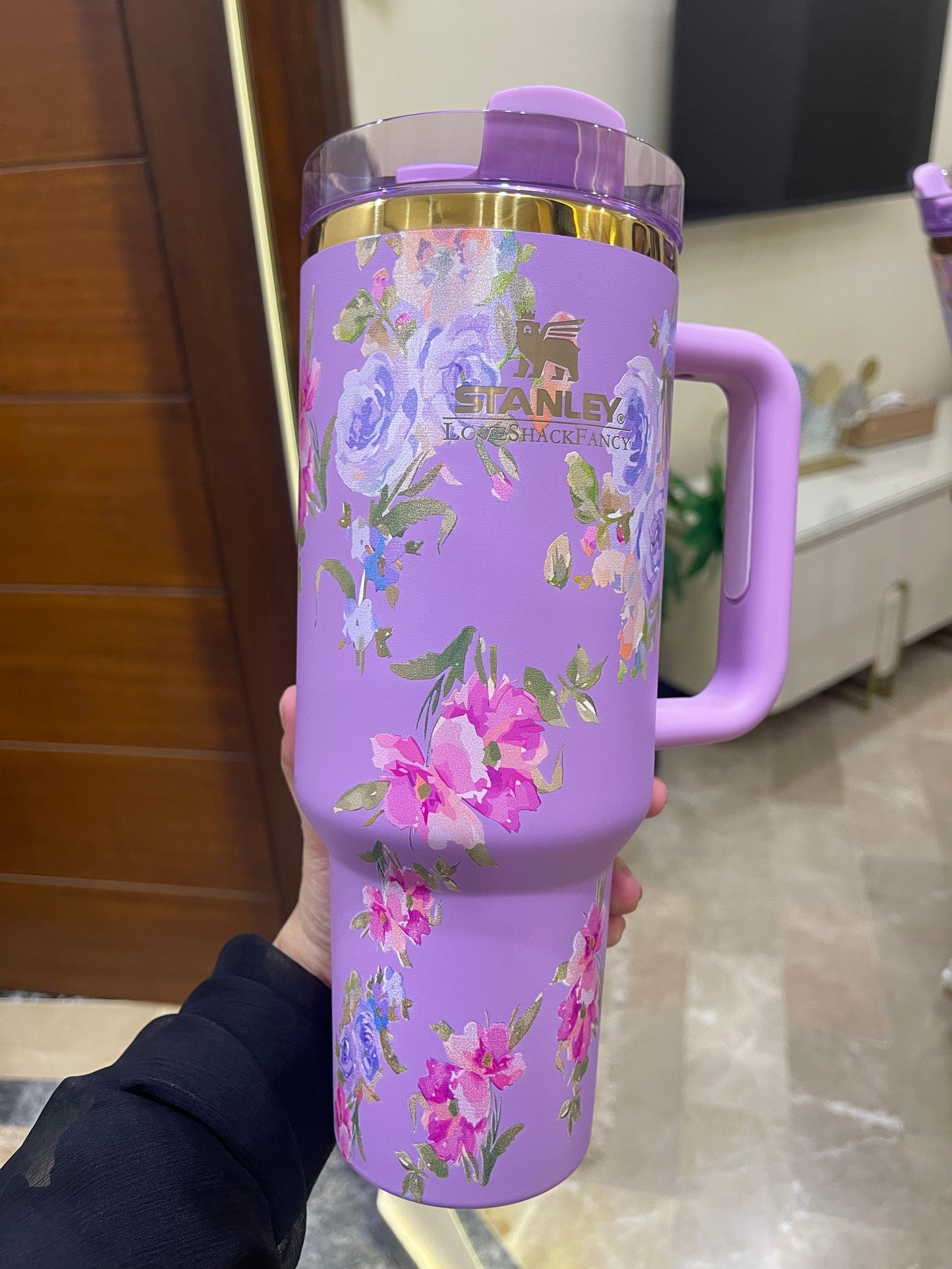 Stanley x Love Shack Fancy - Tumbler Quencher Purple 40oz