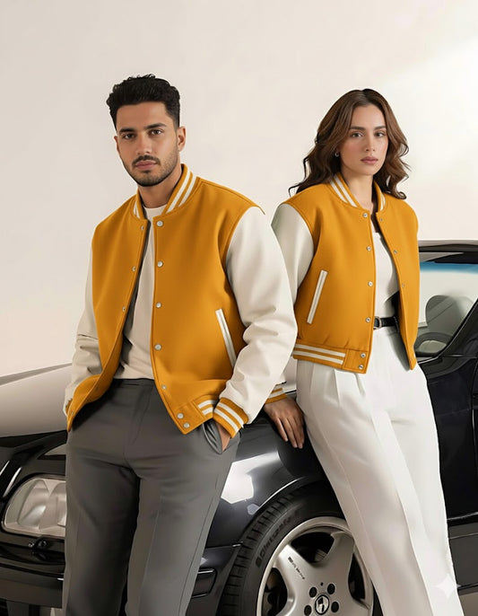 Varsity Jacket- Mustard