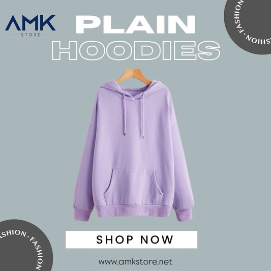 Plain Hoodies - lilac