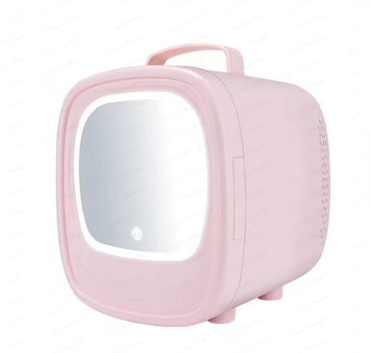 Mini Portable Refrigerator Skin Care Cosmetics with Mirror