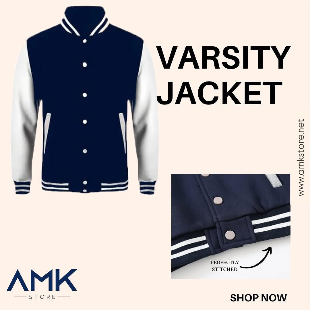 Varsity Jacket- Blue